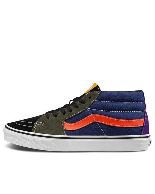 Vans Blue Mix Match Sk8Mid for men