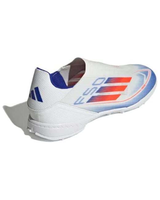 Adidas White F50 'Cloud Solar Lucid' for men