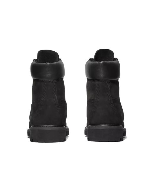 Timberland Black Premium 6 Inch Waterproof Boot Nubuck' for men