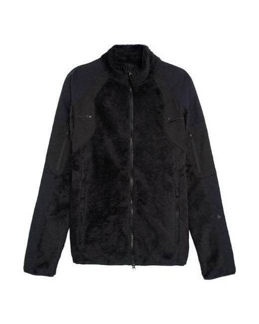 Nike Black X Nocta Drake Fleece Splicing Jacket for men