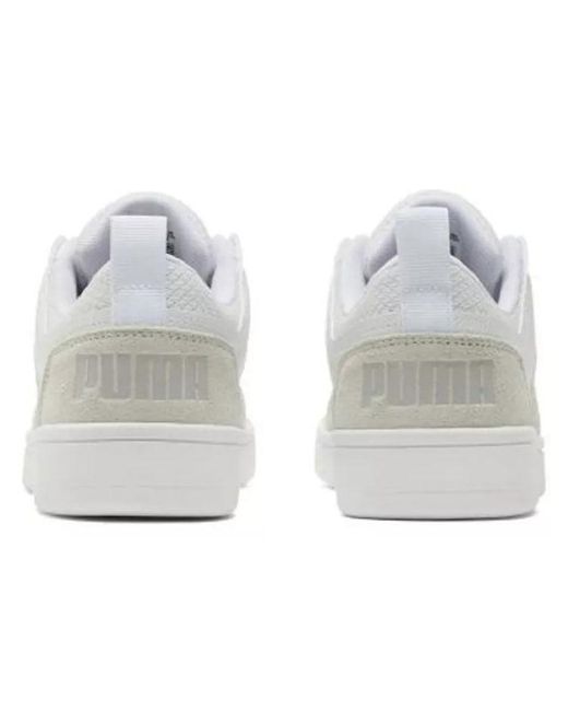 PUMA White Rebound Layup Lo Mesh for men