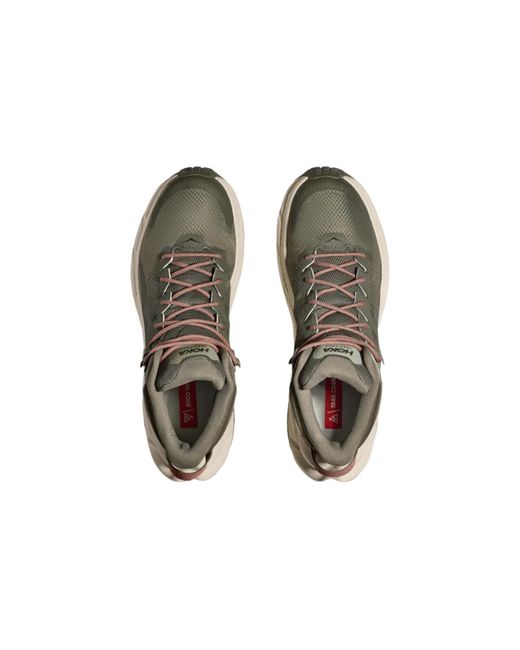 Hoka One One Brown Trail Code Gore-Tex 'Castlerock Persimmon' for men
