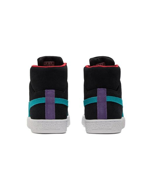 PUMA Red Suede Mid 21 Viridian'