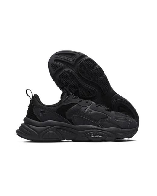 Fila Black Running Shoes for men