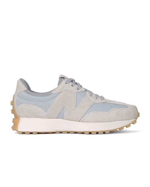 New Balance White 327
