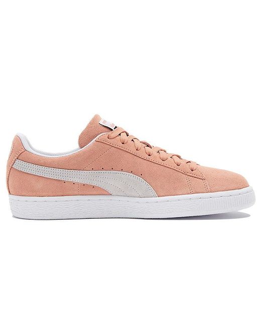 PUMA Pink Suede Classic Shoes for men