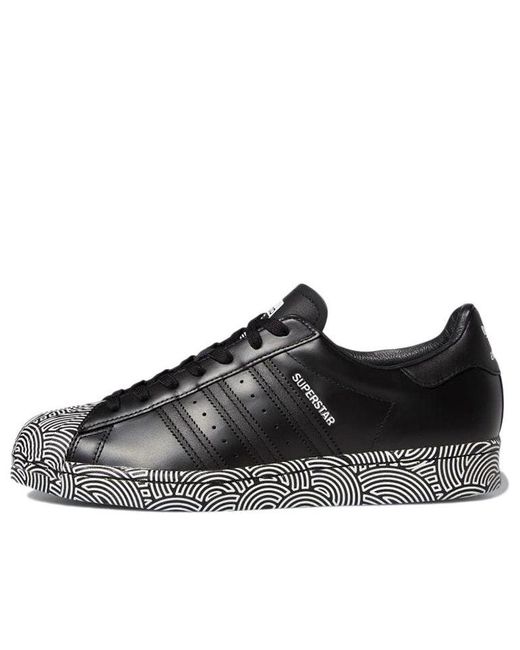 mens black superstar adidas