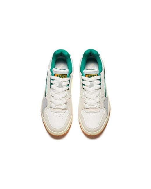 Anta White Grand Slam Low for men