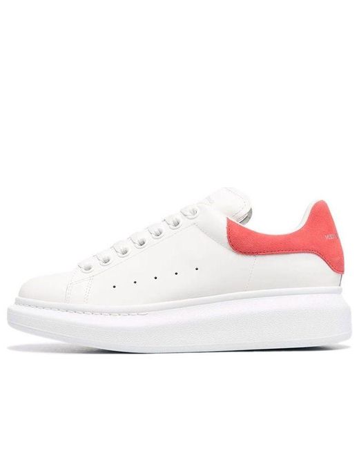 McQueen White (Wmns) Oversized Sneaker Coral'