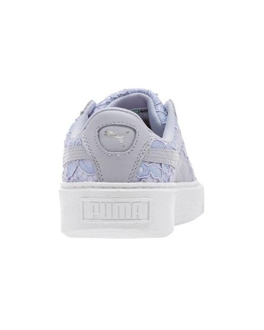PUMA Blue (Wmns) Basket Platform Fo Lace Up 'Icelandic'