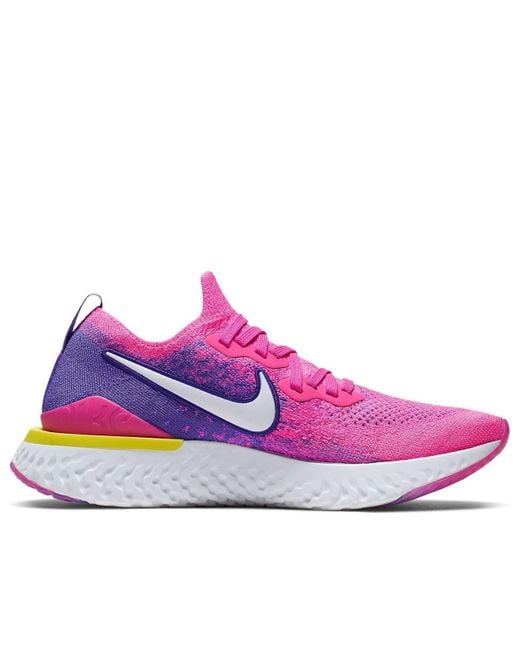 Nike Pink (Wmns) Epic React Flyknit 2 'Laser Fuchsia Pulse'