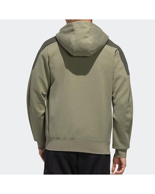 Adidas Green Th Htt Peach Hooded Casual Jacket for men