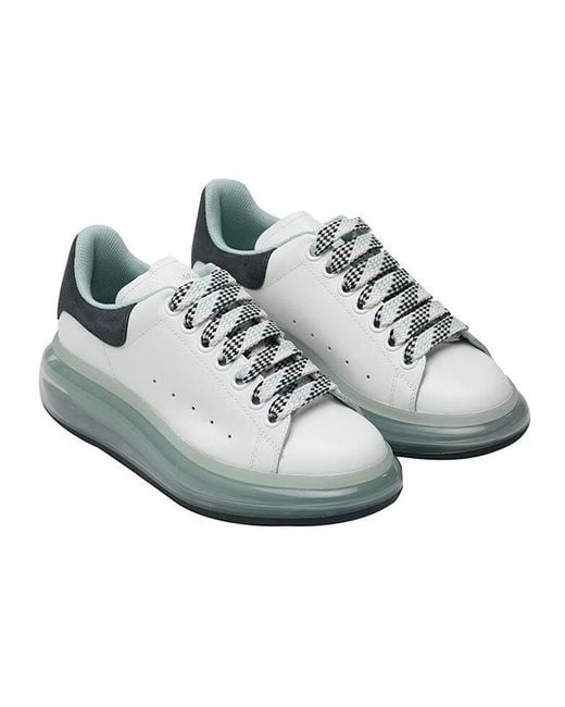 McQueen Blue (Wmns) Transparent Sole Oversized Sneakers