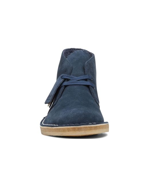Clarks Blue Desert Boots 'Sashiko' for men