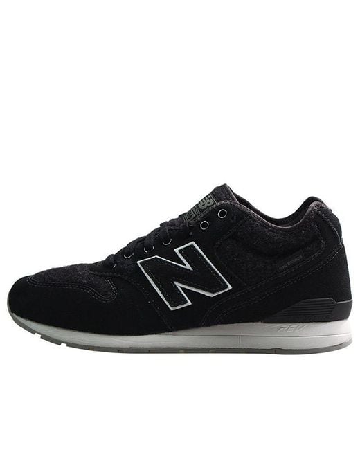 New Balance Black Nb 996 Low Tops Retro Sports Shoe for men