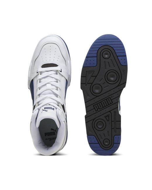 PUMA Blue Slipstream High Cracked Leather for men