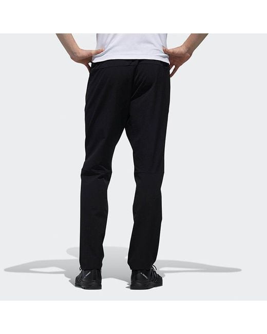 Adidas Black Softshell Pants Outdoor Sports Trousers for men
