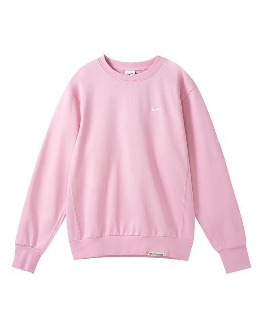 Nike Pink Standard Issue Basketball Hoodie for men