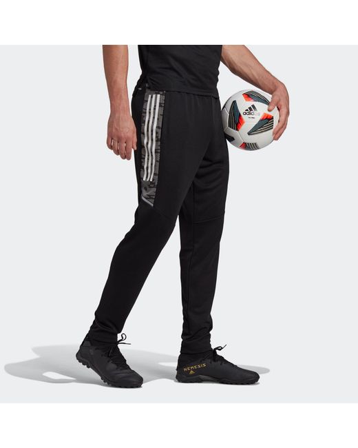 Adidas Black Con21 Tk Pnt Soccer/Football Casual Sports Long Pants for men
