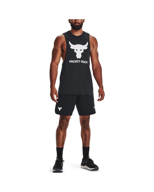 Under Armour Black Project Rock Snap Training Shorts Asia Sizing for men