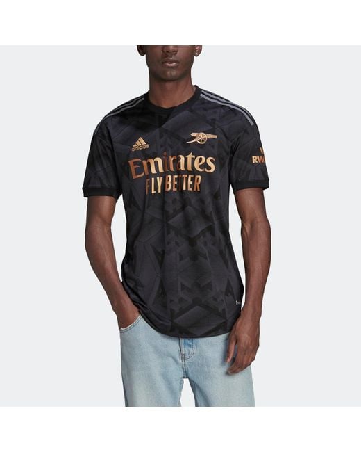 Adidas Black Arsenal 22/23 Away Authentic Jersey for men