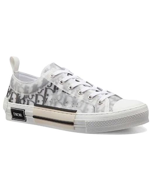 Dior White B23 Low Top 'Logo Oblique' for men