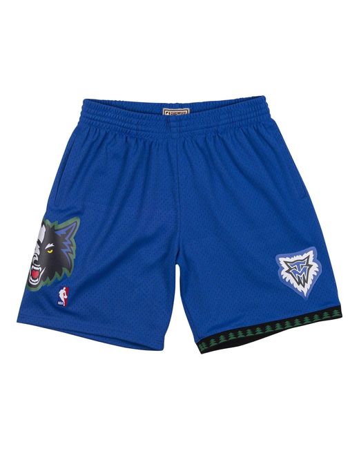 Mitchell & Ness Blue X Nba Minnesota Timberwolves 2003-04 Swingman Shorts for men