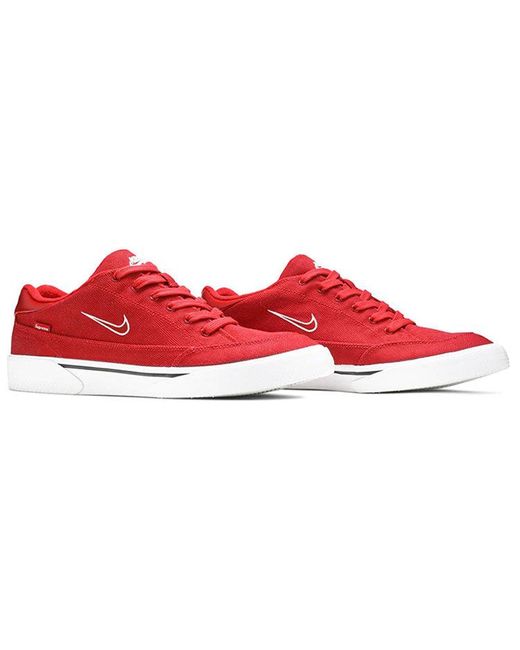 Nike Red X Supreme Sb Gts Qs 'Gym' for men