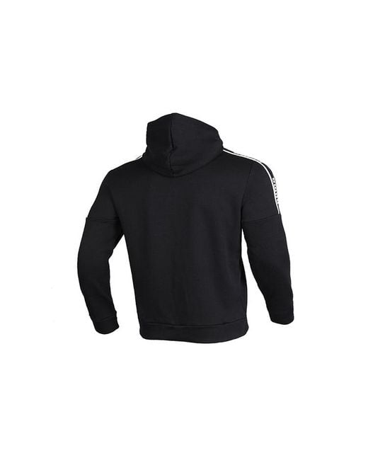 PUMA Black Shoulder Fleece Lined Knit for men