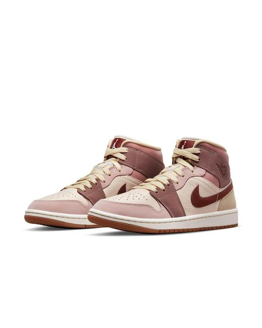 Nike Brown (Wmns) 1 Mid Se 'Dark Pony Smoky Mauve'