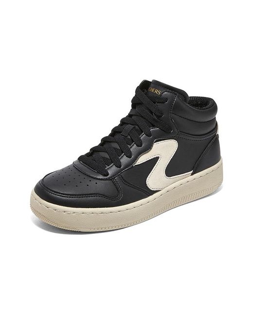 Skechers Black (Wmns) Sport Court 92 Last Strike