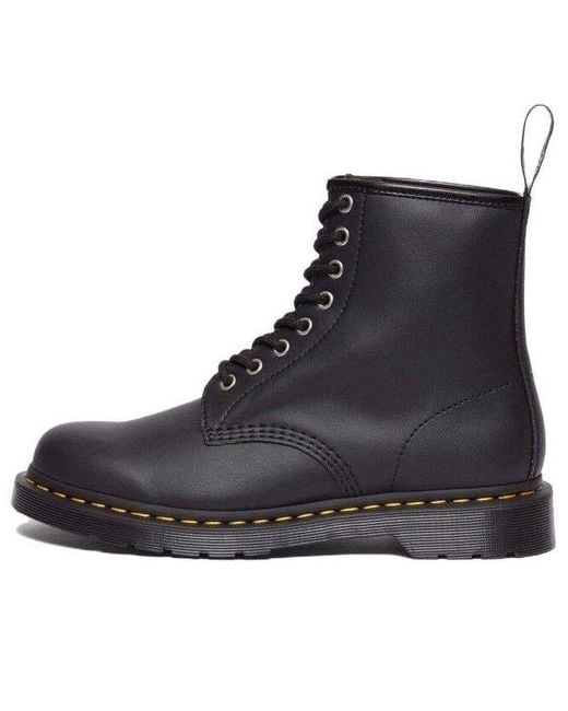 Dr. Martens Black 1460 Genix Nappa Reclaimed Leather Lace Up Boots for men