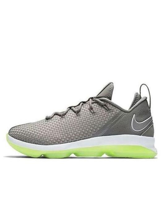 Nike Gray Lebron 14 Low 'Dunkman' for men