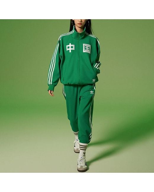 Adidas Green Originals Tracksuit Bottoms for men