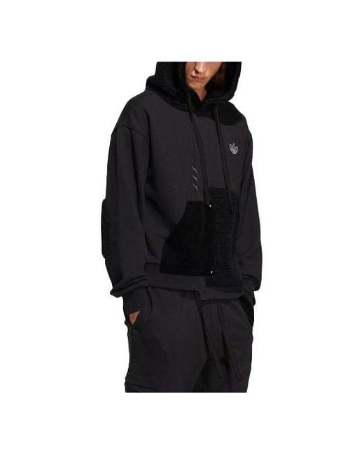 Adidas Black Originals Series Irregular Splicing Sports for men