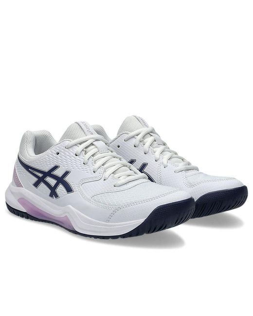 Asics White (Wmns) Gel-Dedicate 8 Fog'