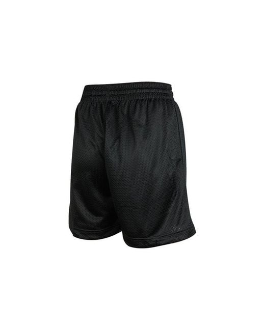 Nike Black Embroidered Logo Breathable Sports Shorts for men