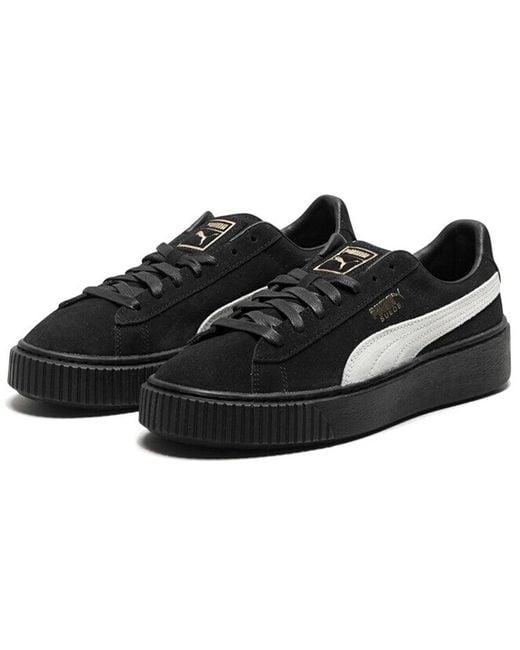PUMA Black (Wmns) Suede Skate Shoes