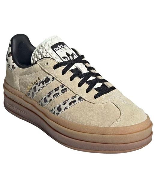 adidas (Wmns) Gazelle Bold 'Cream Leopard' in Natural | Lyst
