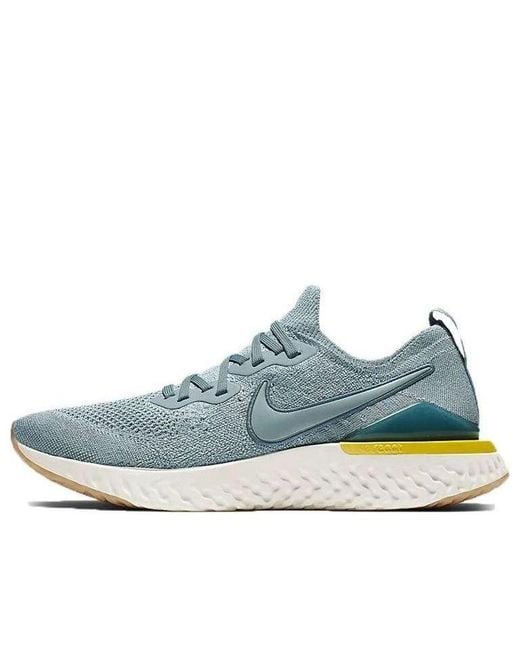 Nike Blue Epic React Flyknit 2 'Aviator' for men