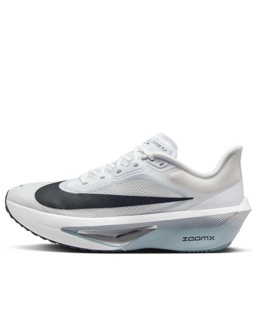 Nike White Zoom Fly 6 Pure Platinum Obsidian Mist Gridiron' for men