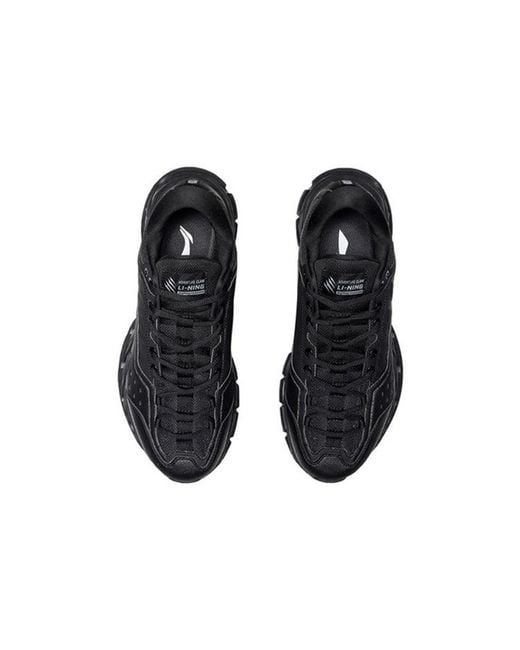 Li-ning Blue Hiking Shoes 'Triple' for men