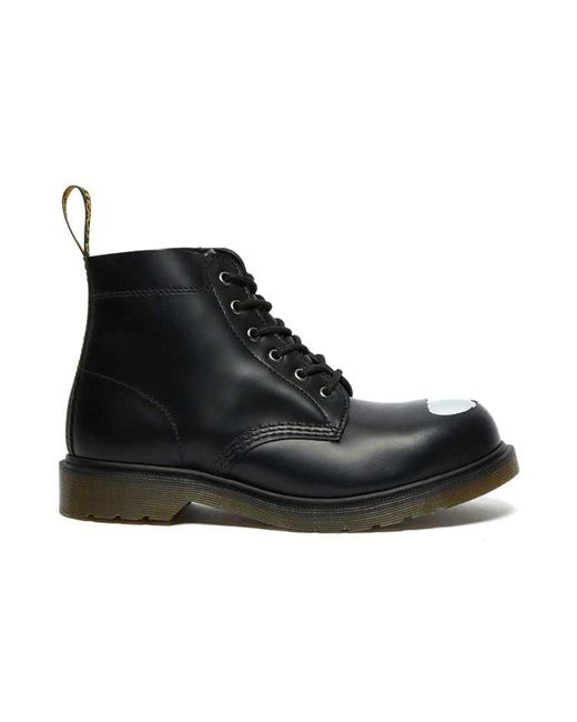 Dr. Martens Black Dr.martens 101 Exposed Steel Toe Leather Ankle Boots