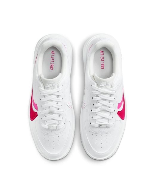 Nike Pink (Wmns) Air Force 1 Plt.Af.Orm Fireberry'