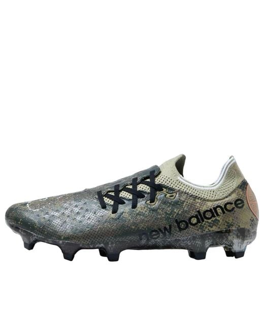 New Balance Gray X Stone Island X Raheem Sterling Furon V7 Pro Fg 'Camo' for men