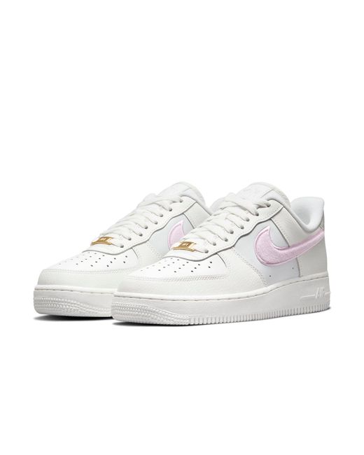 Nike White (Wmns) Air Force 1 '07 'Chenille Swoosh'
