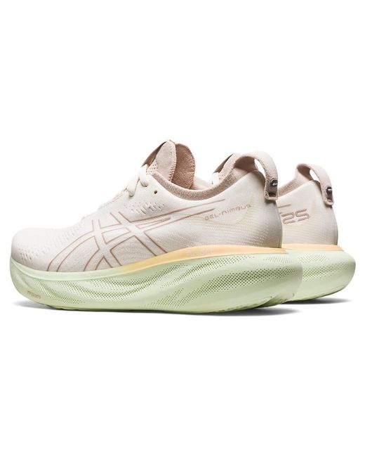 Asics White Gel Nimbus 25 'cream Fawn'