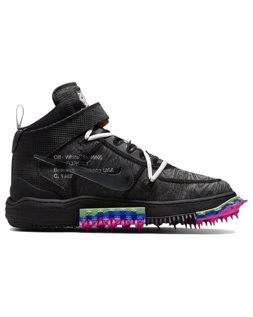 Nike Black Air Force 1 Mid "Off for men