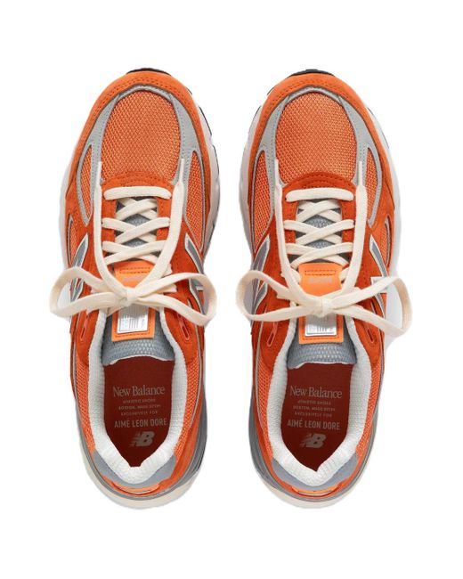 New Balance Red X Aim Leon Dore 990V4 Clay' for men