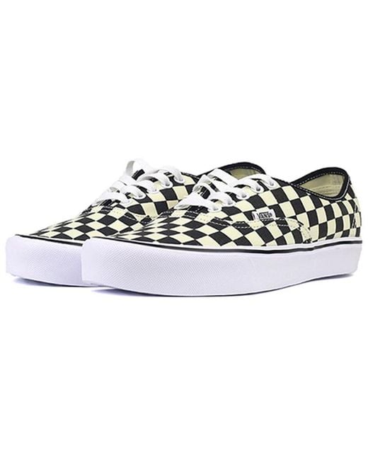 Vans White Authentic Lite 'Checkerboard for men